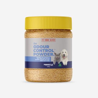 The Odour Control Powder Pet Odour Removal Cat and Dog Urine Pee Smell Remover Absorb Fluid Mess Kill Germs